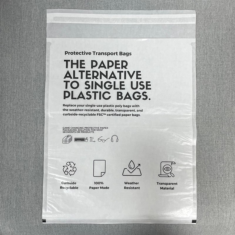 Zeal X qlobal bazarlarda plastik qablaşdırmanı əvəz etmək üçün davamlı şüşəli kağız çantalar buraxır