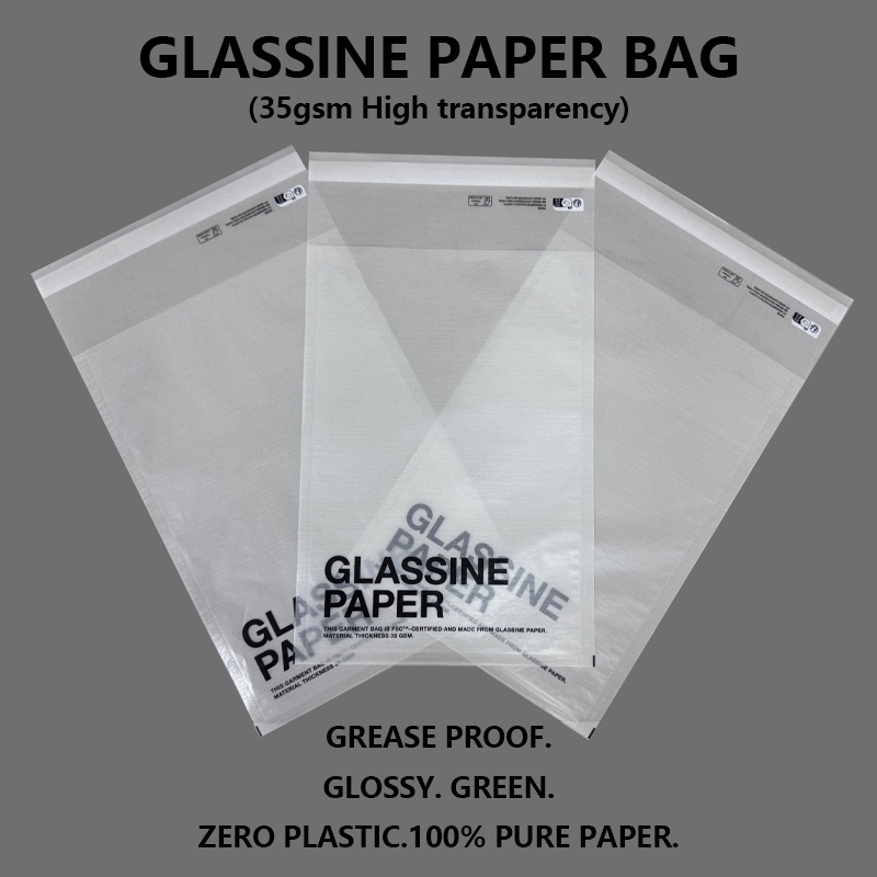 AB PPWR Xüsusi Yüksək Şəffaflıq Glassine Kağız Çantası Davamlı Qablaşdırma Həllərinin Gələcəyinə Necə Ola bilər