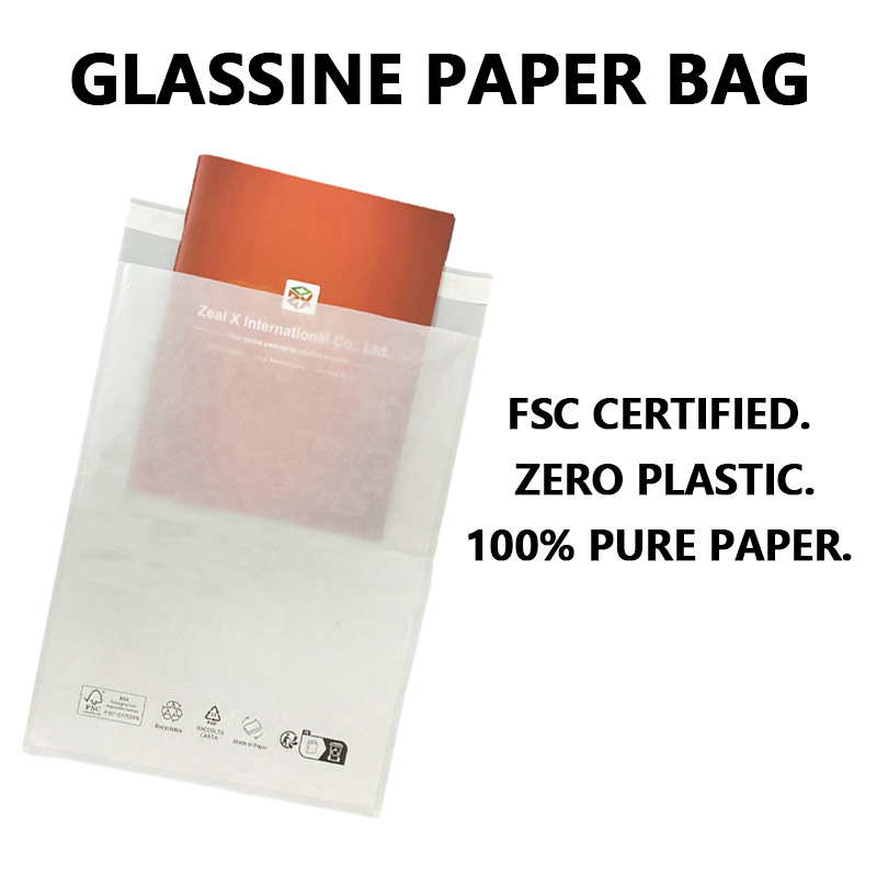 Davamlı Qablaşdırma üçün FSC Sertifikatlı Glassine Kağız Çanta