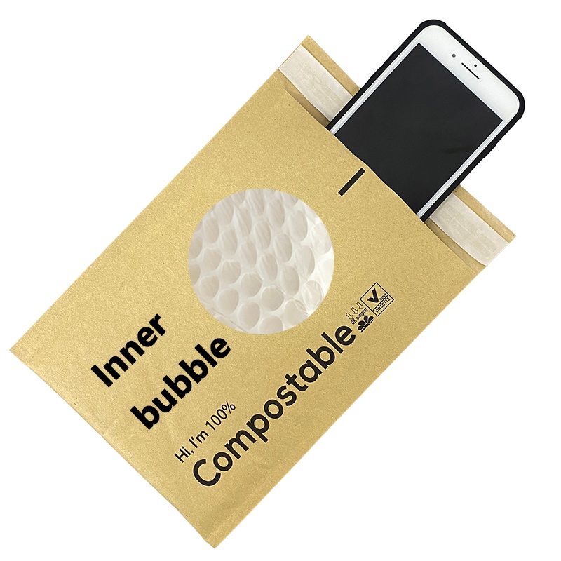 Kraft zərf Bubble poçt çantaları